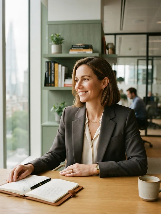 Un conseiller AIL Consults dans un bureau lumineux